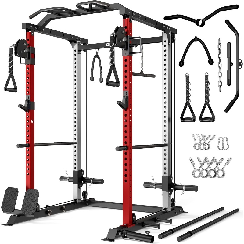Squat Rack Power - Тренажерная рама DP01, силовая рама для