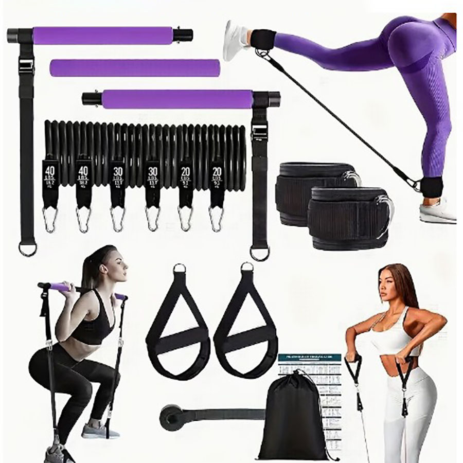 Home Gym Full Setup - Набор эспандеров с сопротивлением 180 фунтов