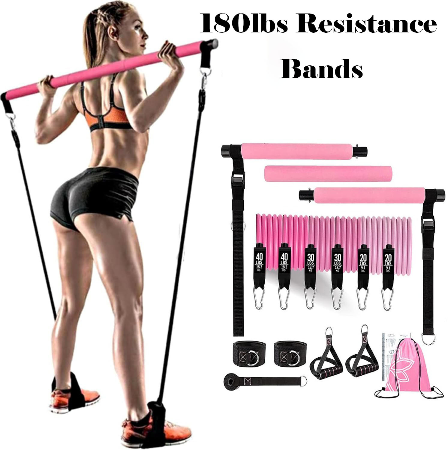 Набор эспандеров с сопротивлен – обзор и цена Home Gym Full Setup