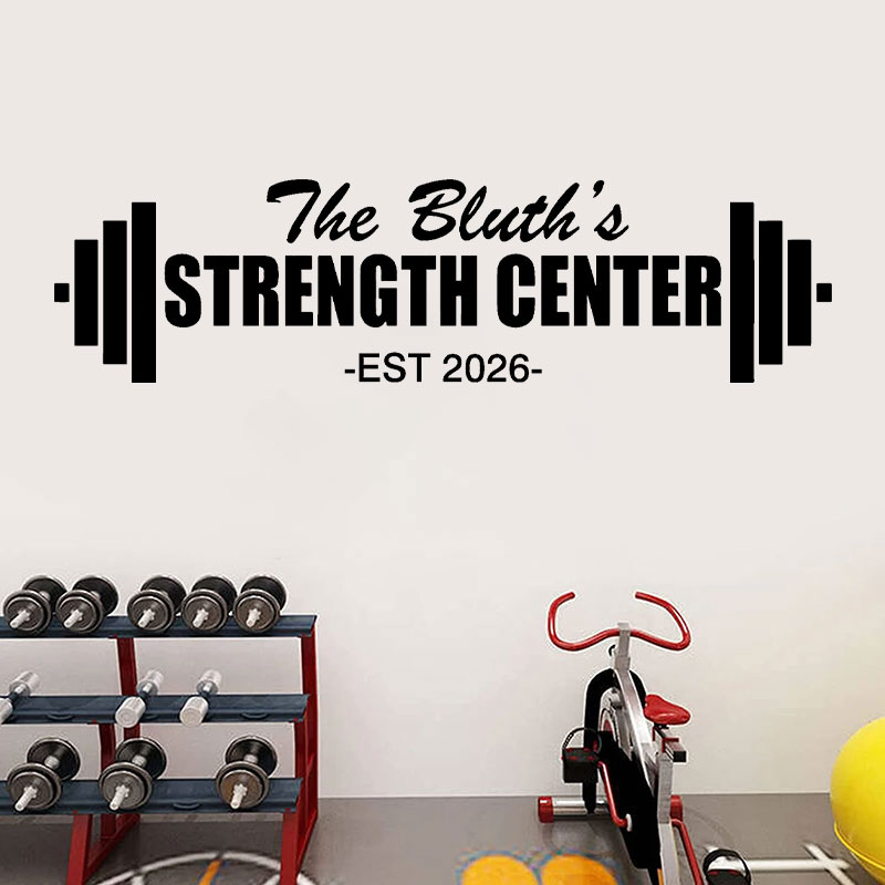 Персонализированная наклейка с – обзор и цена Home Gym Design Ideas