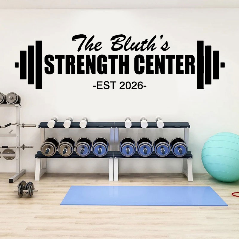 Персонализированная наклейка с – обзор и цена Home Gym Design Ideas