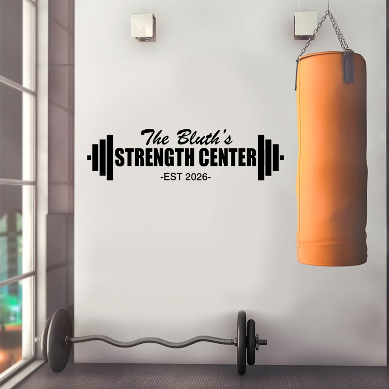 Персонализированная наклейка с – обзор и цена Home Gym Design Ideas