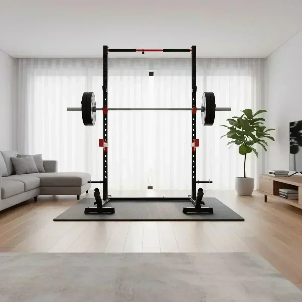 Регулируемая стойка для присед – обзор и цена Squat Rack Power