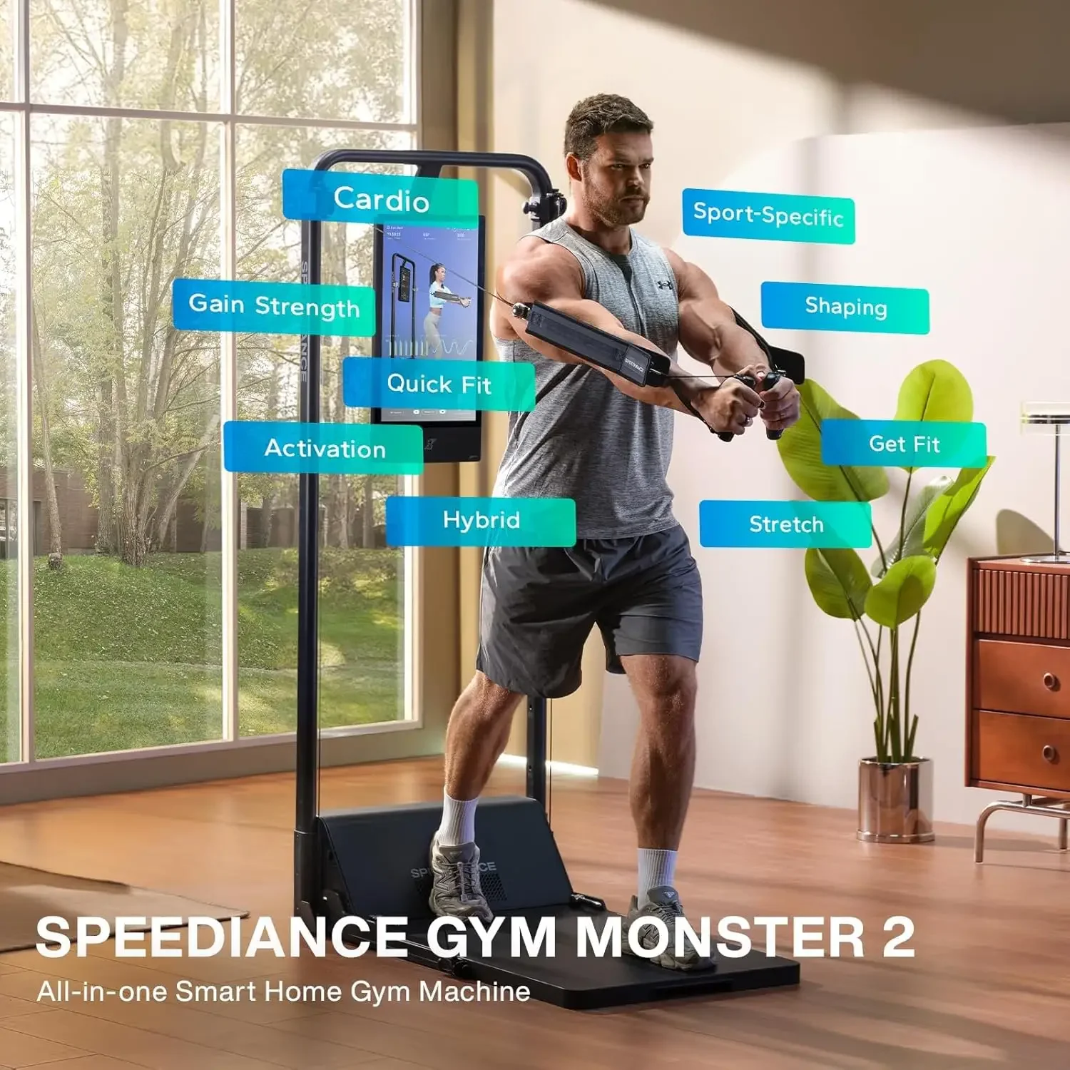 Gym Monster 2 Умный домашний т – обзор и цена Home Gym Full Setup